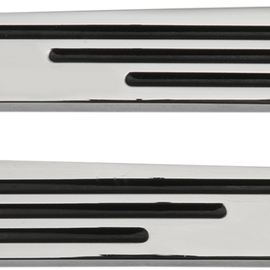 Saddlebag Hinge Inserts - Chrome - 14-19