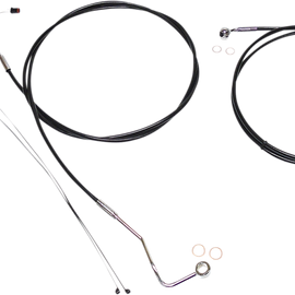 Control Cable Kit - XR - Black/Chrome