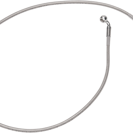 Rear Brake Line FL/FXST 01-06 Clear-Coated Stainless Steel