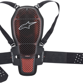 Nucleon KR-1 Cell Back Protector - Red/Black - XS