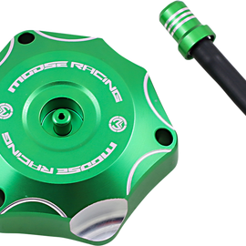 Gas Cap - Green - Kawasaki