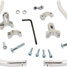 Handguards - Aluminum - 1-1/8" - Silver