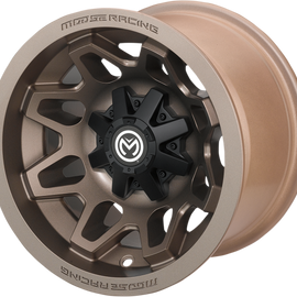 416X Wheel - Front/Rear - Bronze - 12x8 - 4/136 - 4+4