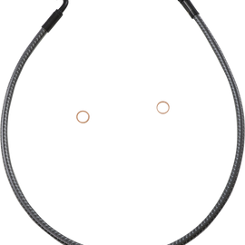 Brake Line - Front - 10 mm - 90° - 28" - KARBONFIBR