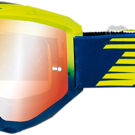 3450 Riot Goggles - Yellow Fluo/Navy - Mirror