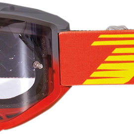 3450 Riot Goggles - Gray/Red - Light Sensitive