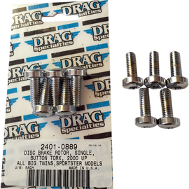 Kit Rotor to Hub Front Chrome