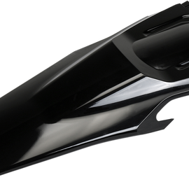 MX Rear Fender - Black - Husqvarna