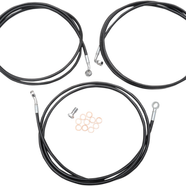 Brake Lines - Black - 18-20 14-16 FL ABS