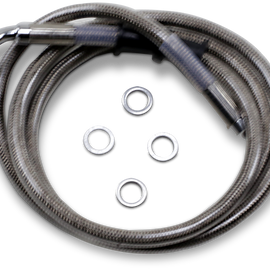 Brake Line - Front - +8" - Stainless Steel - XL