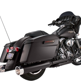4.5" Mufflers - Black with Chrome Tracer