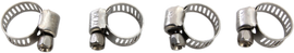 Clamp Hose Stainless Steel 6-16Mm 4Pack