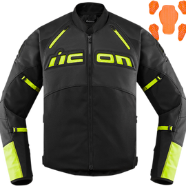 Contra2 CE Jacket - Black/Hi-Viz - 3XL