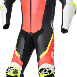 GP Tech Suit v4 - Black/Red Fluorescent/Yellow Fluorescent - US 38 / EU 48