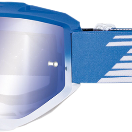 3450 Riot Goggles - Light Blue/White - Mirror