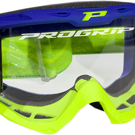 3450 Riot Roll Off Goggles - Electric Blue/Fluorescent Yellow
