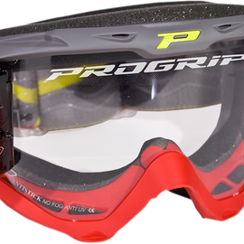 3450 Riot Roll Off Goggles - Gray/Red