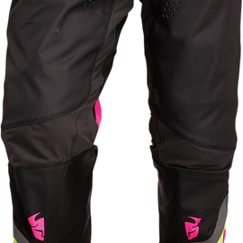Women's Pulse Rev Pants - Charcoal/Pink - 3/4