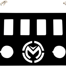 Dash Plate - Black - Pioneer 1000