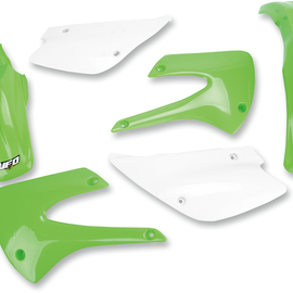 Replacement Body Kit - OEM Green/White - KX85