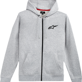 Ageless Chest Zip Hoodie - Gray/Black - Large