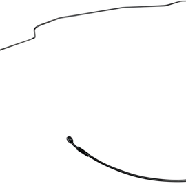 Brake Line Upper Indian Stainless Black