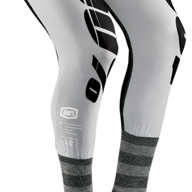 REV Knee Brace Performance Moto Socks - Gray - Large/XL