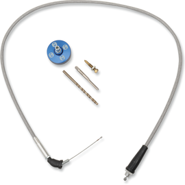 Carburetor Cable Cover - Blue - Blaster