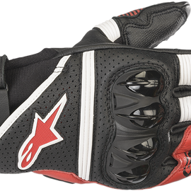 GPX V2  Gloves -Black//White/Red - Small
