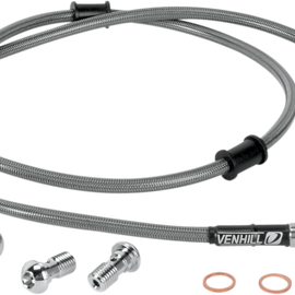 Brake Line - Front - Stainless Steel - KLR 650