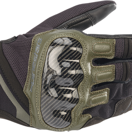 Chrome Gloves - Black/Green - XL