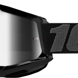 Strata 2 Goggles - Black - Silver Mirror