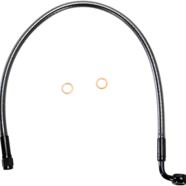 Brake Line - Front - Black Pearl - 90° 10 mm - 20"