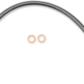 Brake Line - Front - Black Pearl - 24"