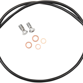 Brake Line - Black - 96-10 Softail