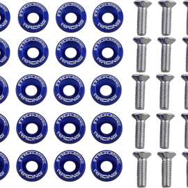 Fender Washer Kit - Blue