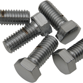 7/16X14X1.25" Chrome Hex Head