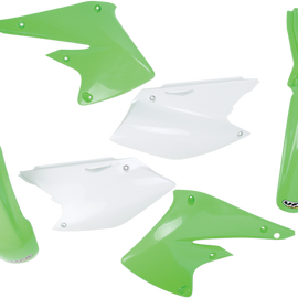 Replacement Body Kit - OEM Green/White - KXF250