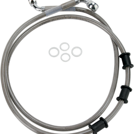 8" Brake Line - Front - Stainless Steel - FLSTN08-14