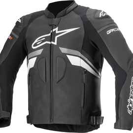 GP Plus R v3 Leather Jacket - Black/Gray/White - US 50 / EU 60