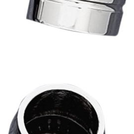 Grooved Hose Clamp - Chrome - 1/4"