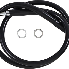 Brake Line - +8" - Black - '18-'20 Softail