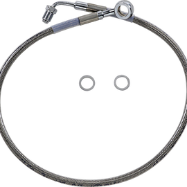 Brake Line - +4" - Stainless Steel - '18-'20 Softail