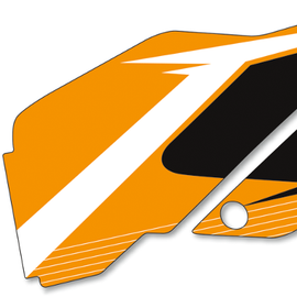 Graphic Number Plates - Black/Orange - SX/XC