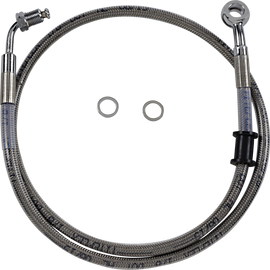 Brake Line - +8" - Stainless Steel - '18-'20 Softail