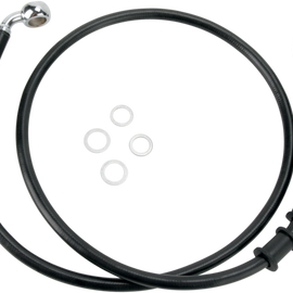 Brake Line - Front - Black - +2"