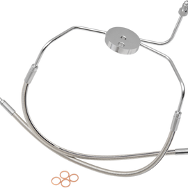 Brake Line - Polished - Lower