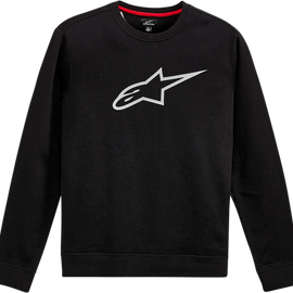 Ageless Crew Fleece - Black/Gray - XL