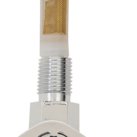 90 Degree Petcock - Chrome - 1/4" NPT