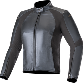 Stella Vika v2 Leather Jacket - Blue - US 4 / EU 40